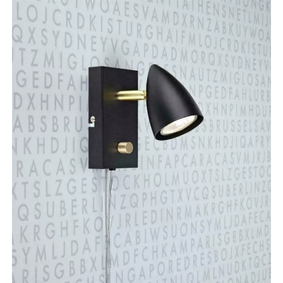 CIRO kinkiet 106318 Black/Brass Markslojd